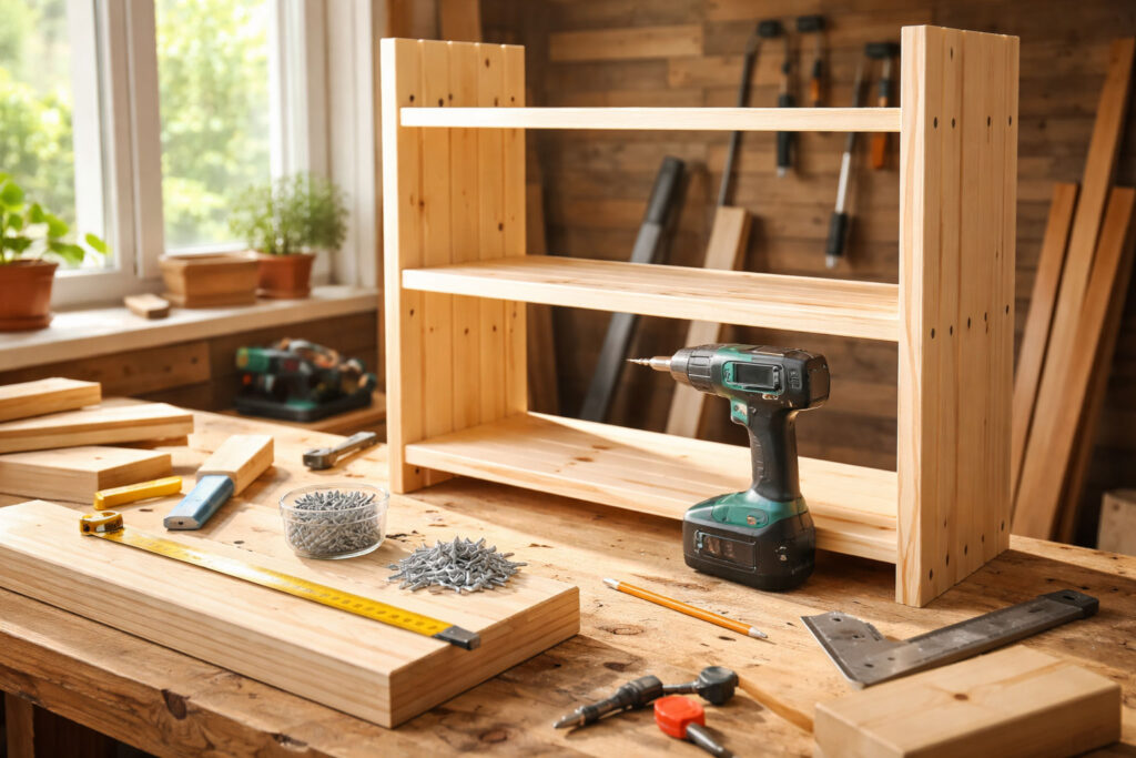 はじめてのDIY棚！初心者が失敗しないための基本ポイントと作り方